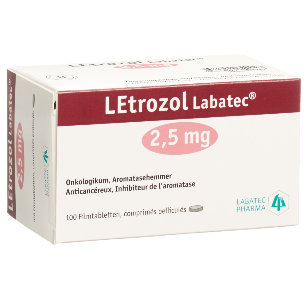 LETROZOL Labatec cpr pell 2.5 mg 100 pce LETROZOL Labatec cpr pell 2.5 mg 100 pce