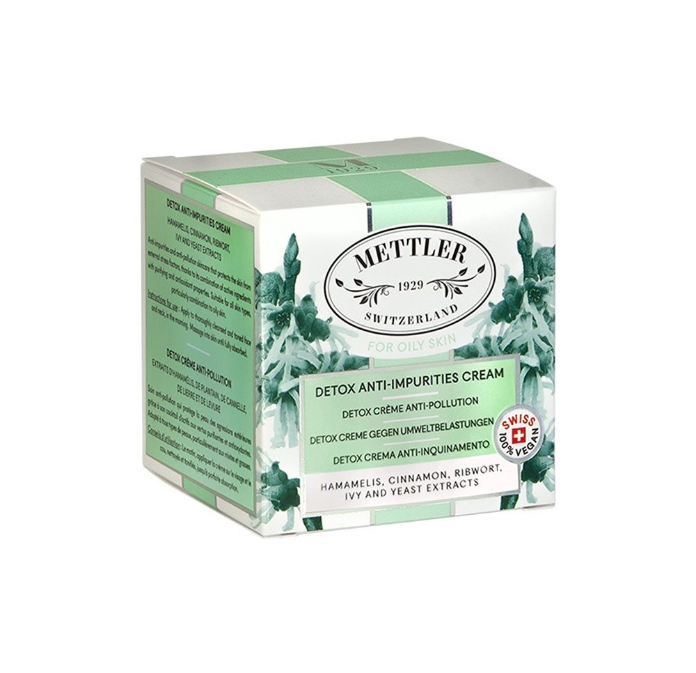 METTLER 1929 Detox crème anti-pollution 50 ml METTLER 1929 Detox crème anti-pollution 50 ml