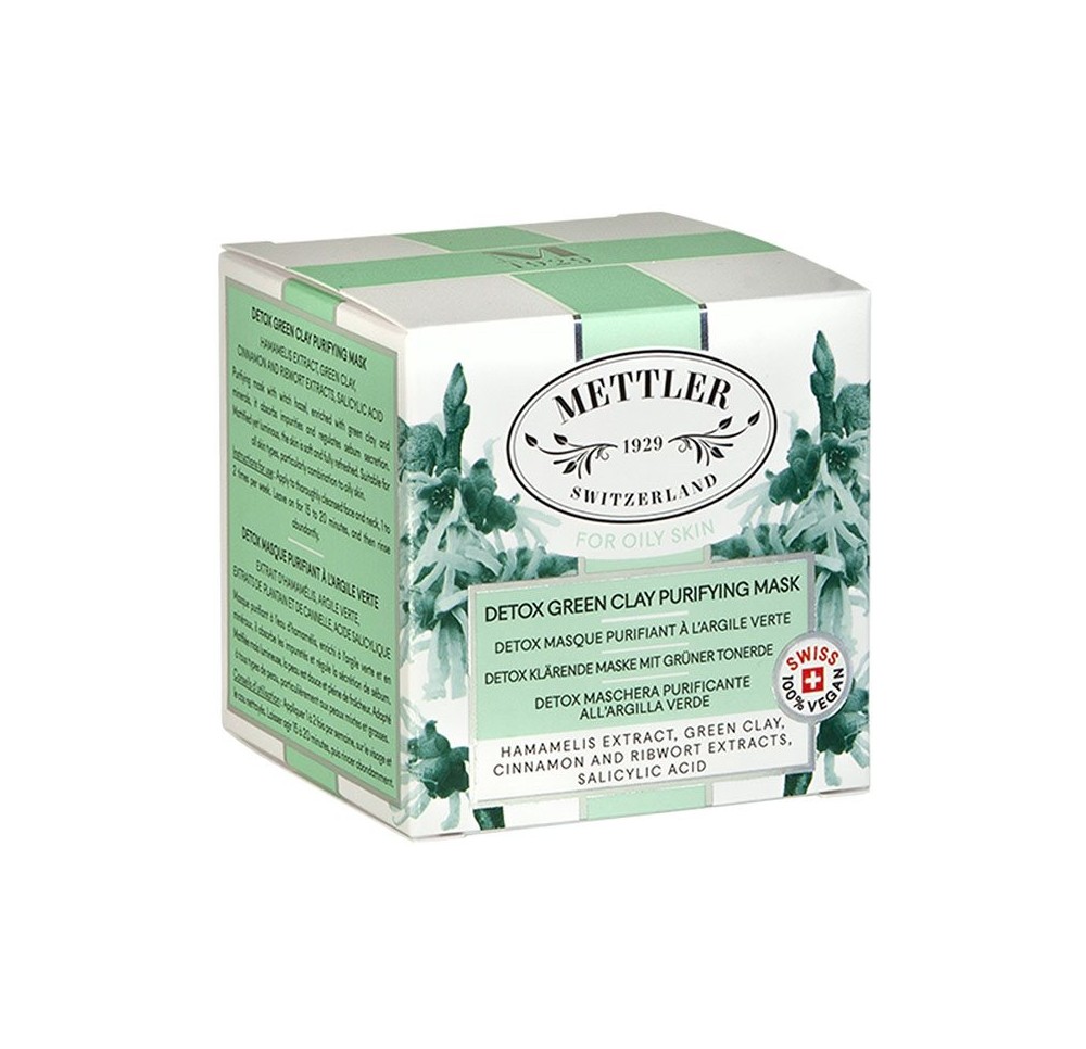 METTLER 1929 Detox masque purifi argile ve 50 ml METTLER 1929 Detox masque purifi argile ve 50 ml