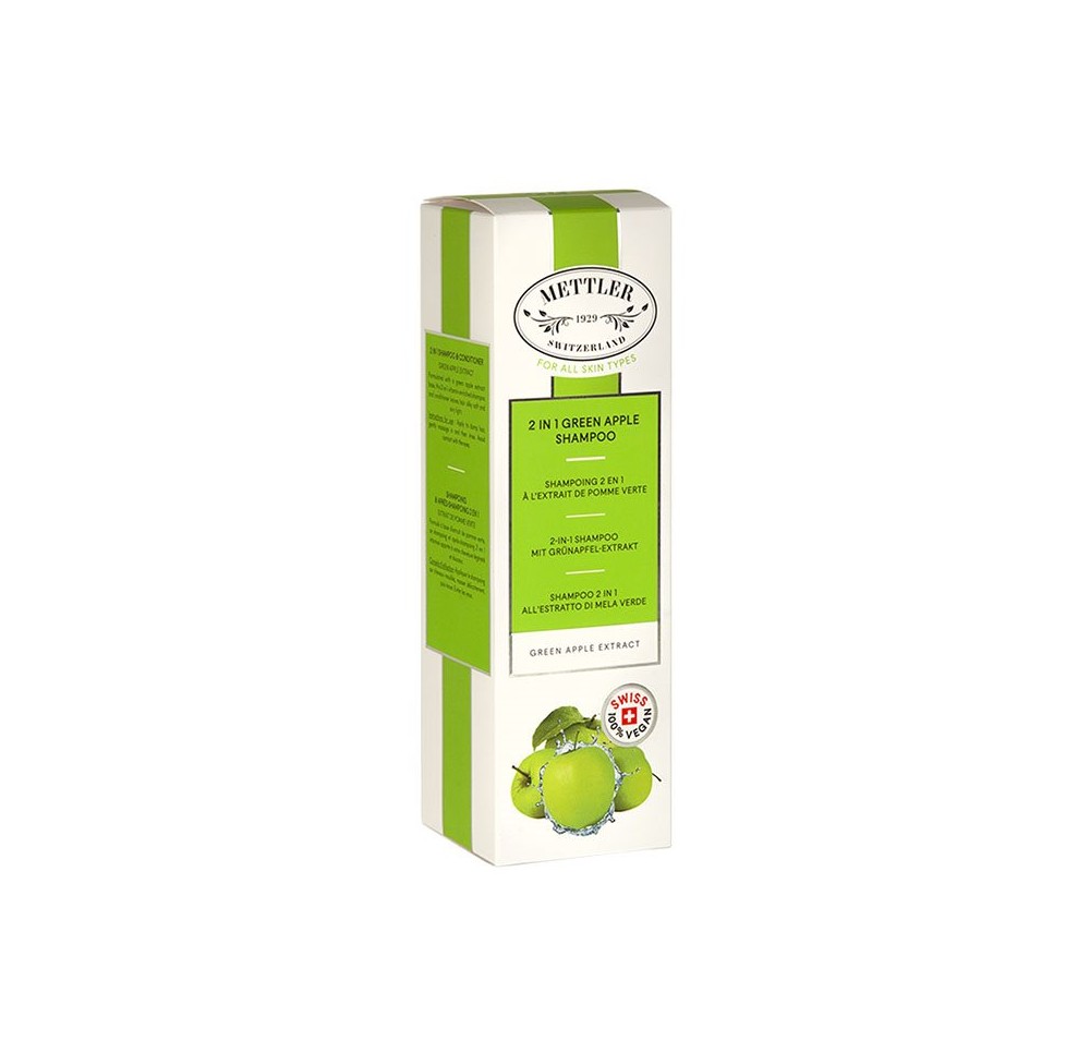 METTLER 1929 shampoing 2 en 1 pomme verte 200 ml METTLER 1929 shampoing 2 en 1 pomme verte 200 ml