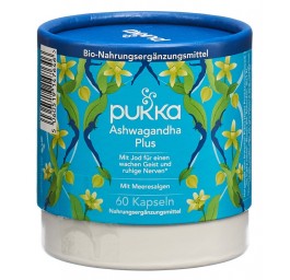 PUKKA Ashwagandha Plus caps NEM bio bte 60 pce