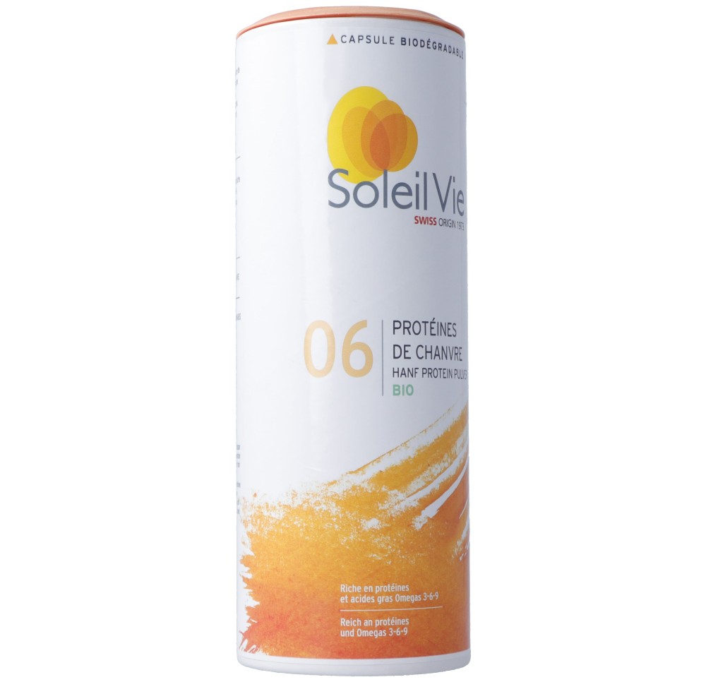 SOLEIL VIE protéines de chanvre bio 300 g SOLEIL VIE protéines de chanvre bio 300 g