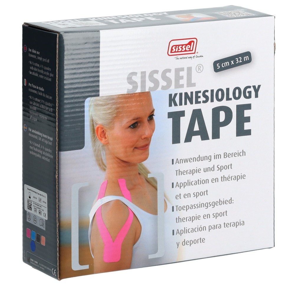 SISSEL Kinesiology tape 5cmx32m bleu