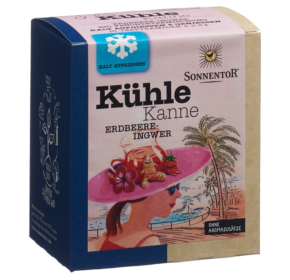 SONNENTOR pot thé pyramides frai-ginge BIO 16 pce