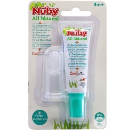 NUBY All Naturals gel nettoy gencive et dents 20 g