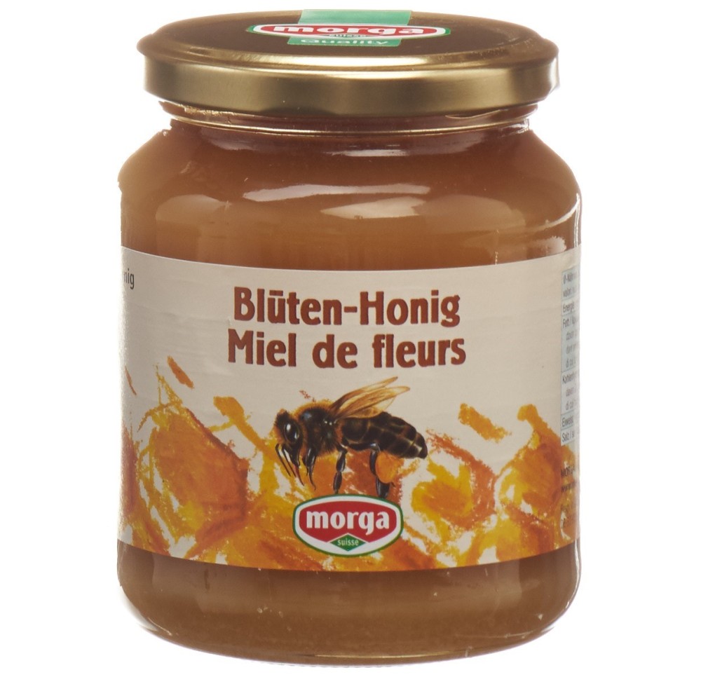 MORGA miel de fleurs étranger verre 500 g MORGA miel de fleurs étranger verre 500 g