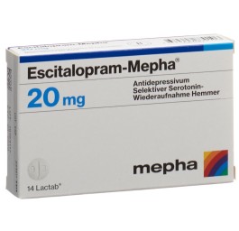 ESCITALOPRAM Mepha Lactab 20 mg 14 pce