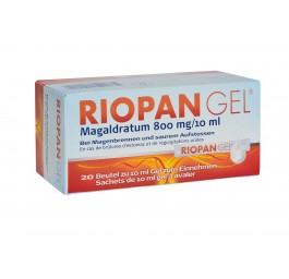 RIOPAN GEL 800 mg 20 sach 10 ml