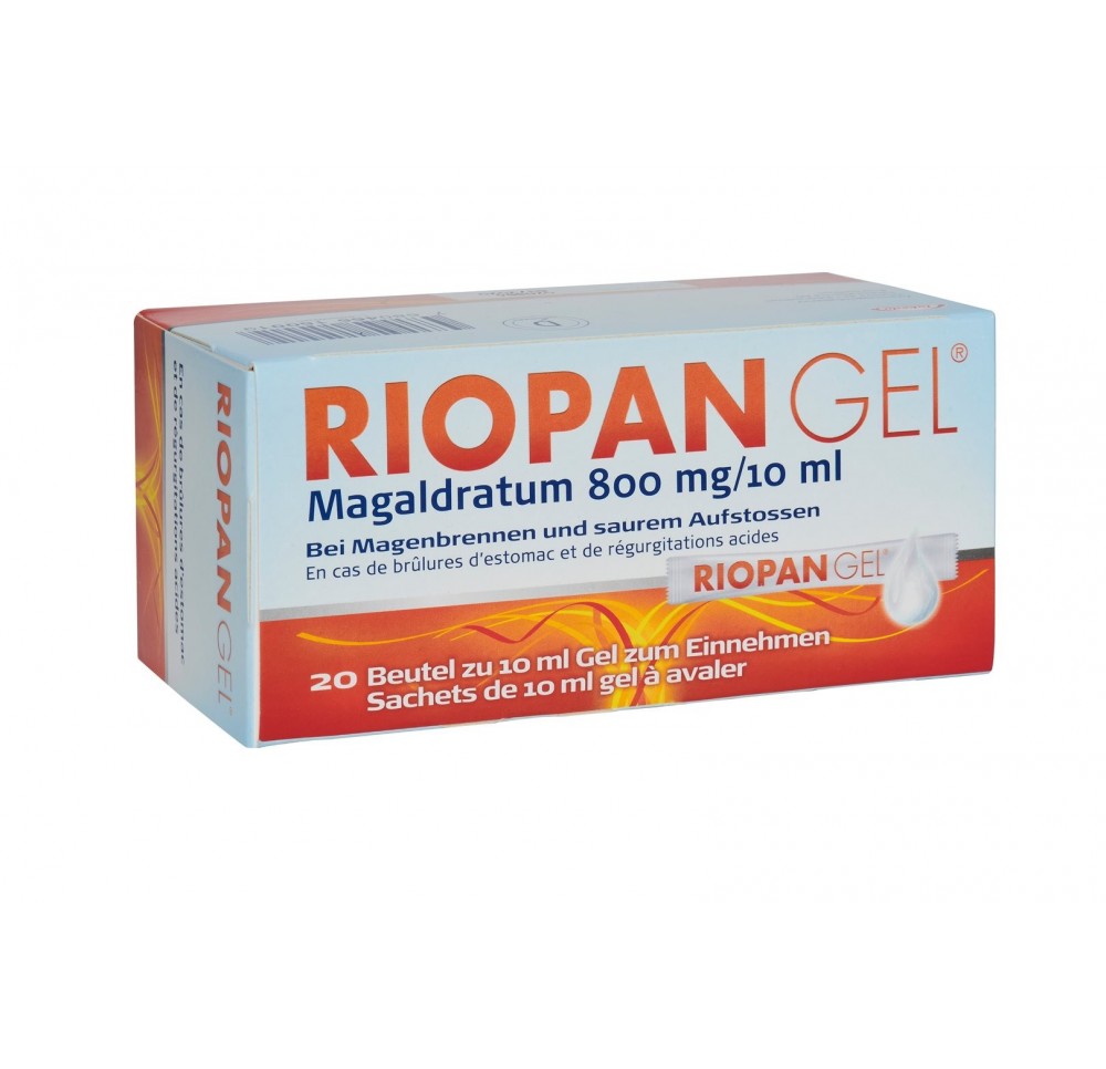 RIOPAN GEL 800 mg 20 sach 10 ml