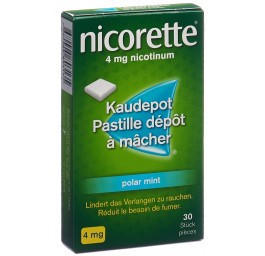 NICORETTE Polar Mint pastill dép mâch 4 mg 30 pce