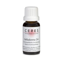 CERES belladonna 4 D dilution fl 20 ml