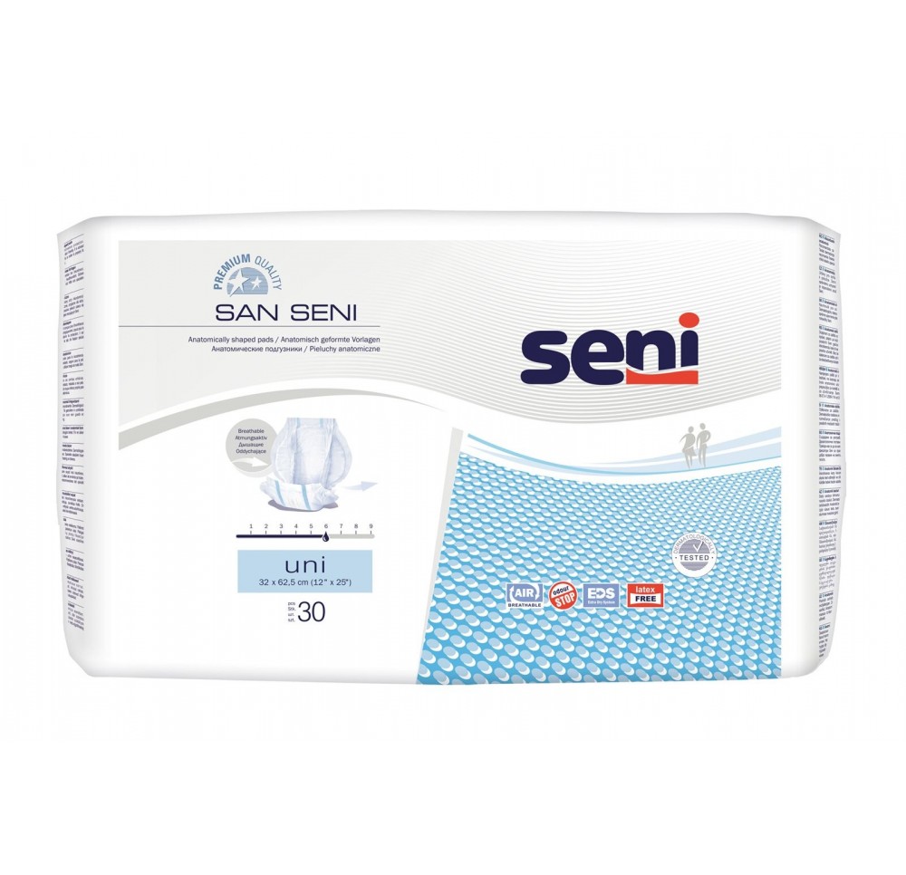 SAN SENI Uni protections anatomiques 4 x 30 pce