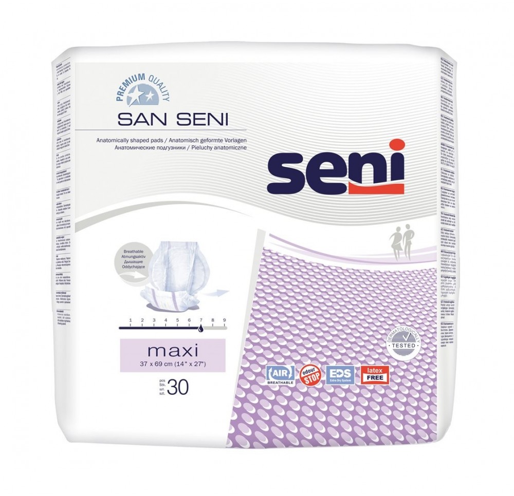 SAN SENI Maxi protections anatomiques 3 x 30 pce