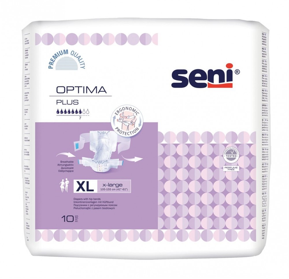 SENI Optima Plus changes comp XL ceint 10 pce