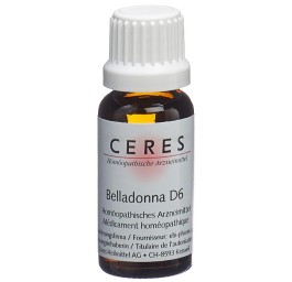 CERES belladonna 6 D dilution fl 20 ml