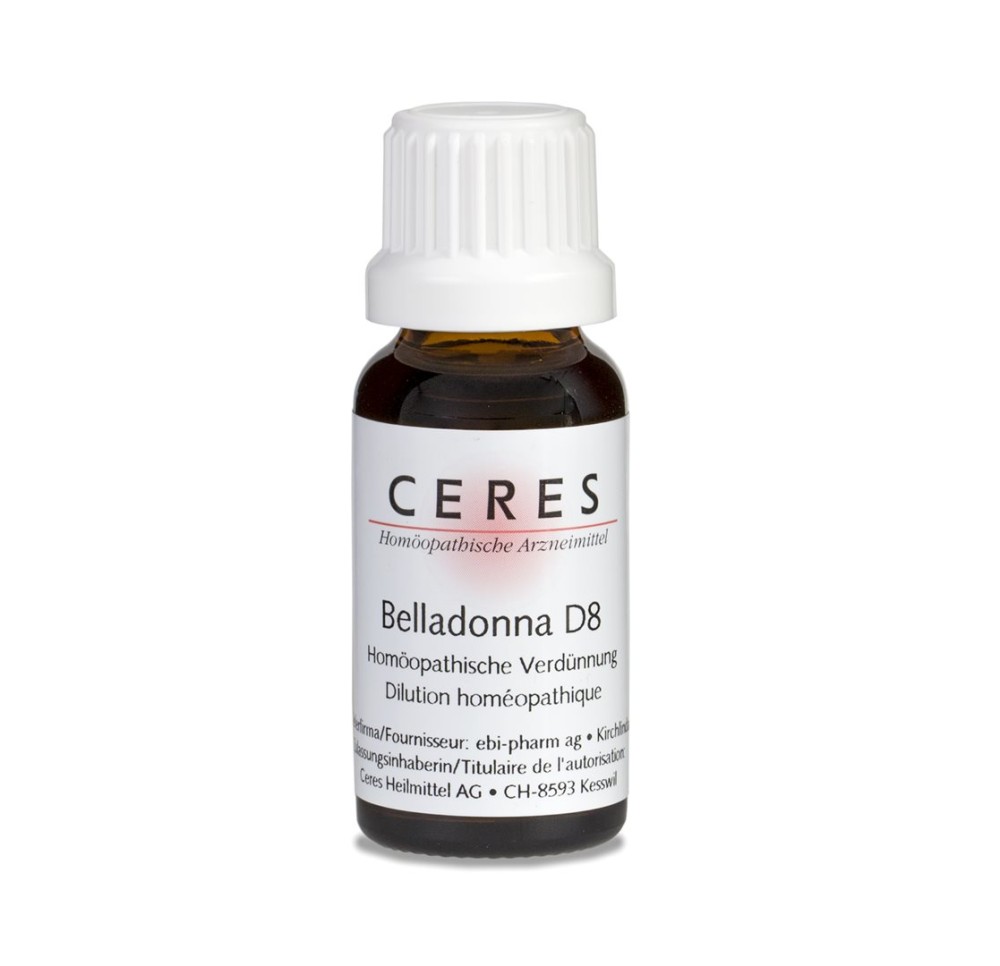 CERES belladonna 8 D dilution fl 20 ml