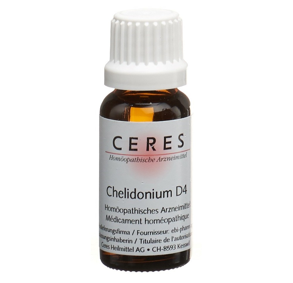 CERES chelidonium 4 D dilution fl 20 ml