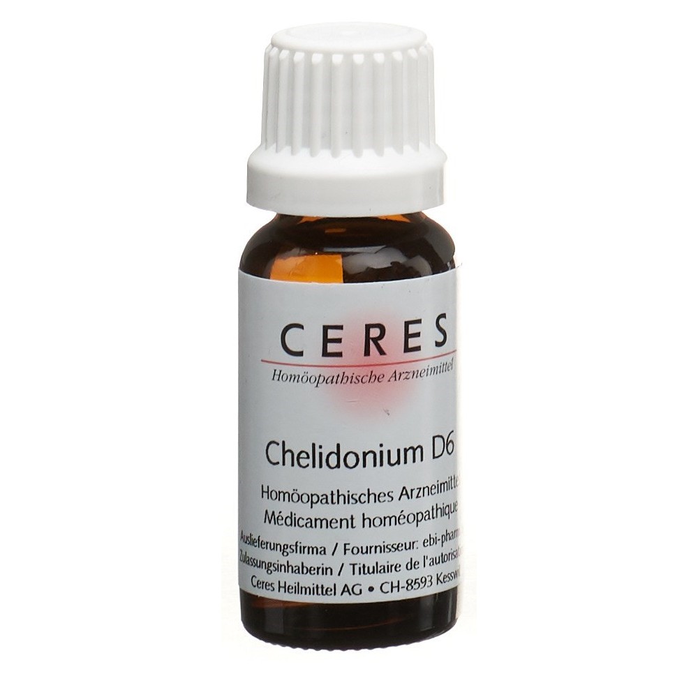 CERES chelidonium 6 D dilution fl 20 ml