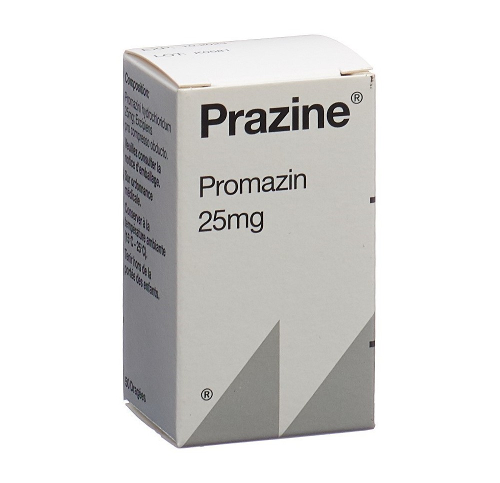 PRAZINE drag 25 mg bte 50 pce