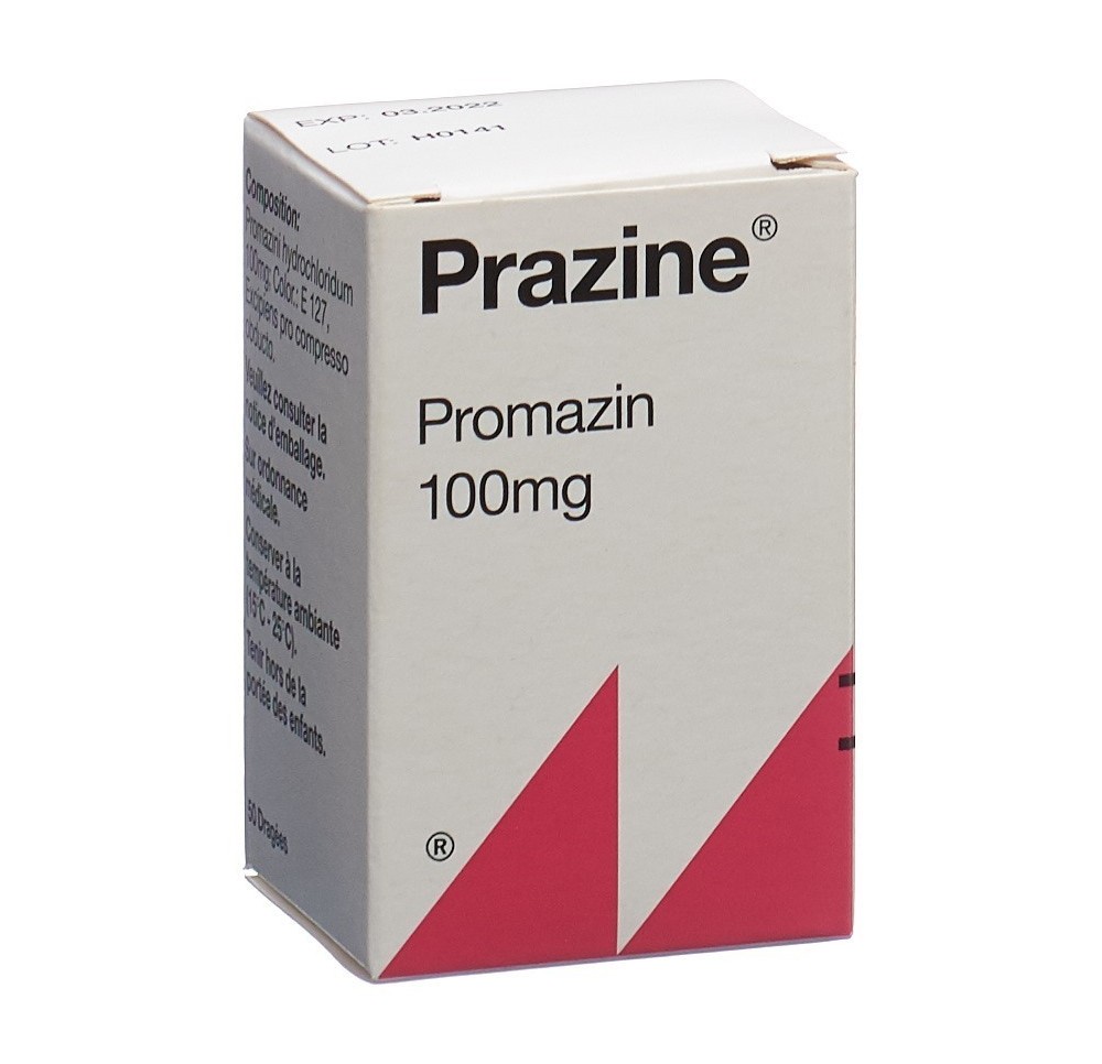 PRAZINE drag 100 mg bte 50 pce