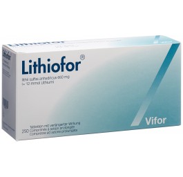 LITHIOFOR cpr ret 660 mg 250 pce