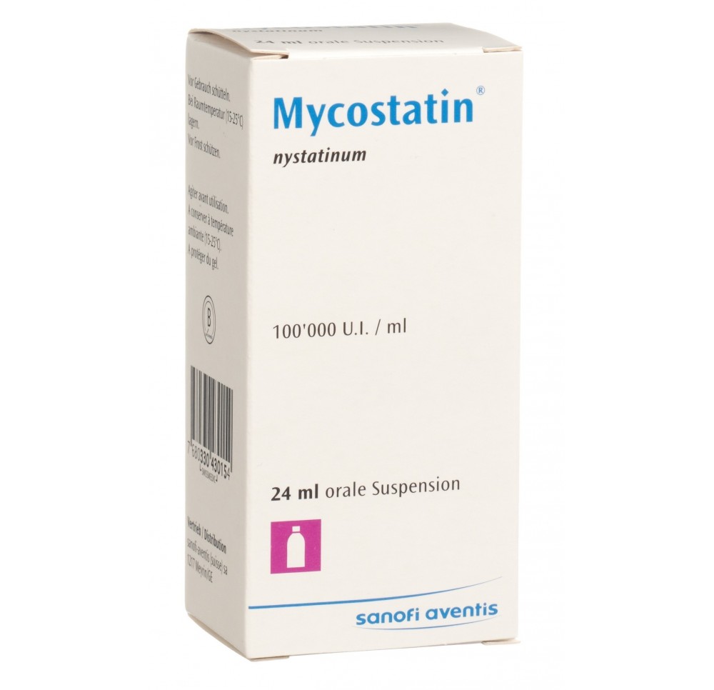 MYCOSTATIN susp 100000 U/ml fl 24 ml