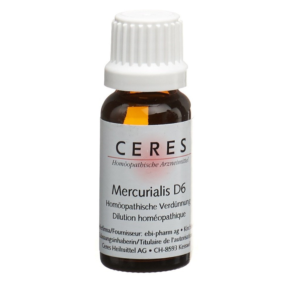 CERES mercurialis 6 D dilution fl 20 ml