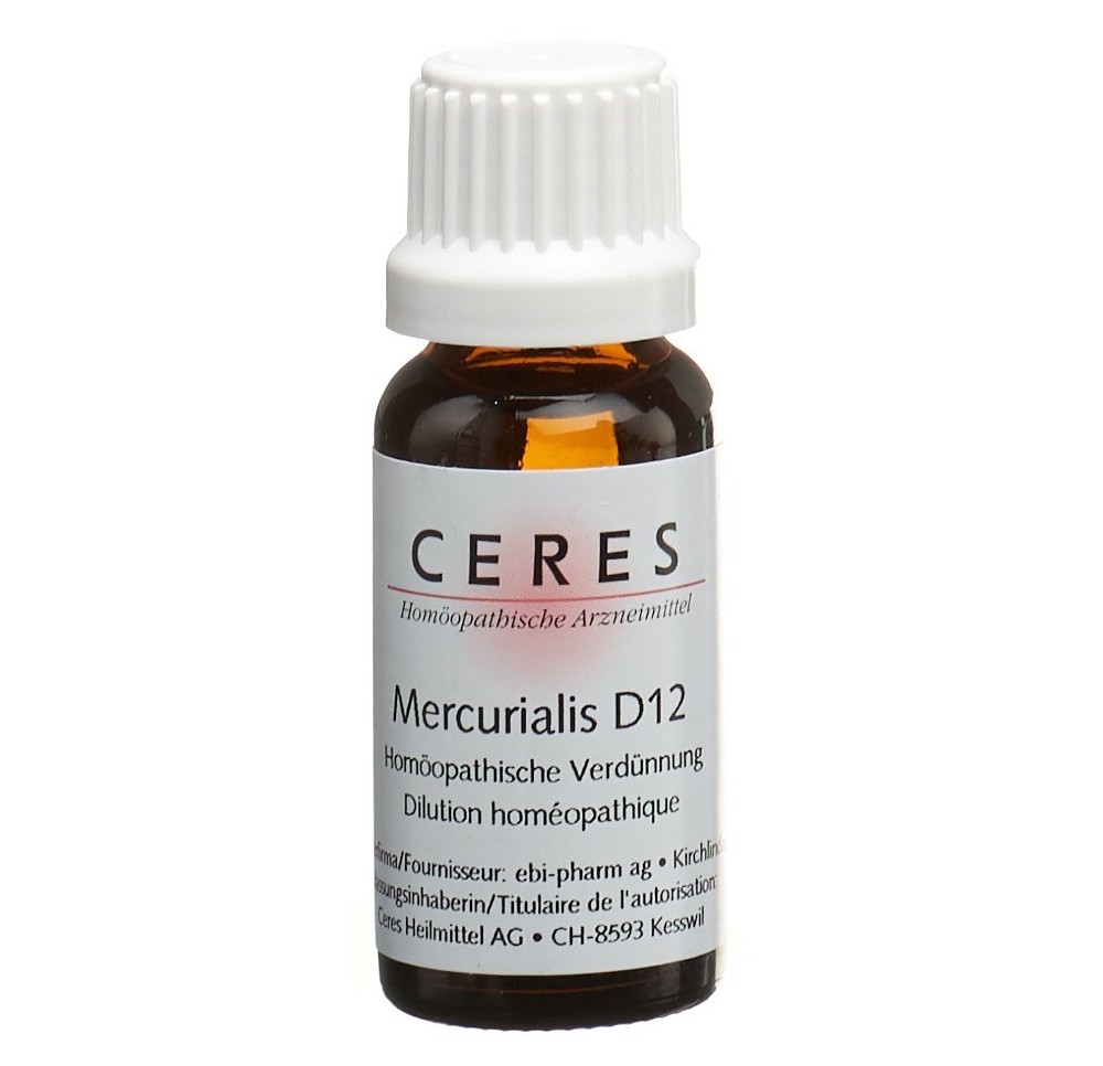CERES mercurialis 12 D dilution fl 20 ml