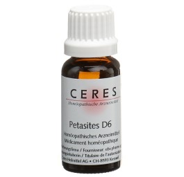 CERES petasites 6 D dilution fl 20 ml