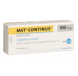 MST CONTINUS cpr ret 100 mg 30 pce