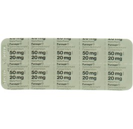 FUROSPIR Lactab 50mg/20mg 50 pce