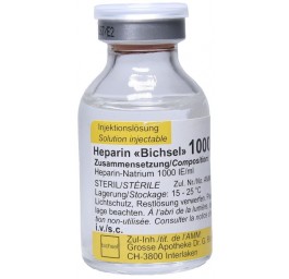 HEPARINE Bichsel 20000 UI/20ml stérile vial 20 ml