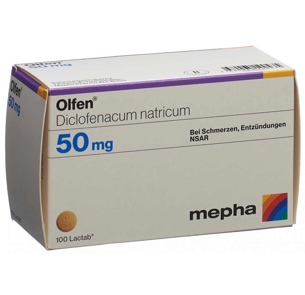 OLFEN Lactab 50 mg 100 pce