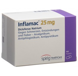 INFLAMAC caps 25 mg 100 pce