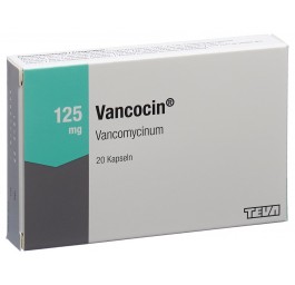 VANCOCIN caps 125 mg 20 pce