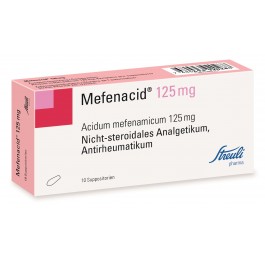 MEFENACIDE supp 125 mg 10 pce