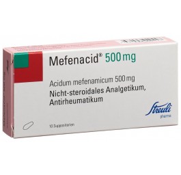 MEFENACIDE supp 500 mg 10 pce