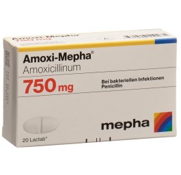 AMOXI Mepha Lactab 750 mg 20 pce