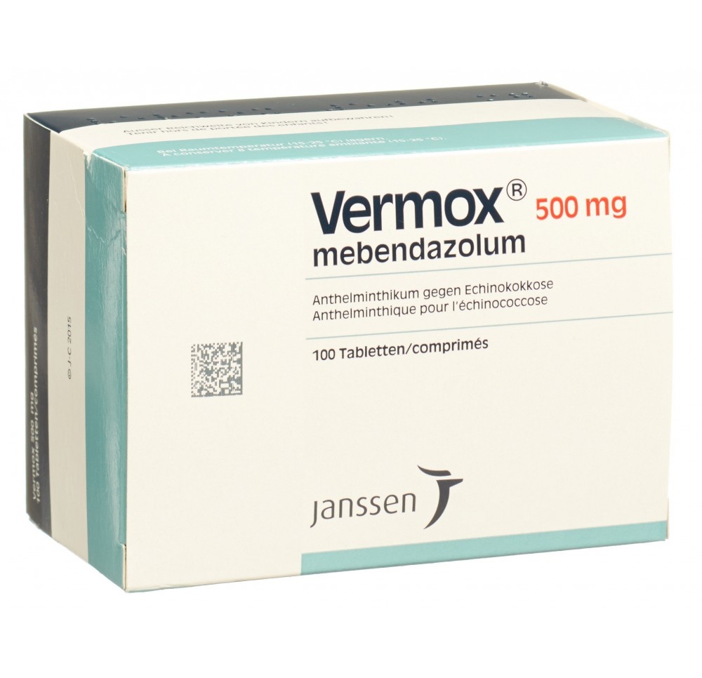 VERMOX cpr 500 mg 100 pce