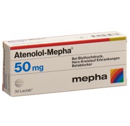 ATENOLOL Mepha Lactab 50 mg 30 pce