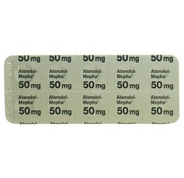 ATENOLOL Mepha Lactab 50 mg 100 pce