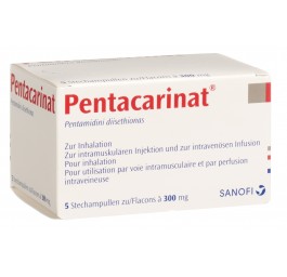 PENTACARINAT subst sèche 300 mg flac 5 pce