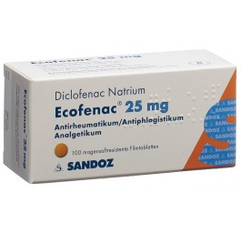 ECOFENAC cpr pell 25 mg 100 pce