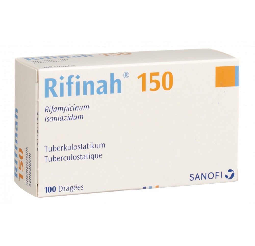 RIFINAH drag 150/100 mg 100 pce