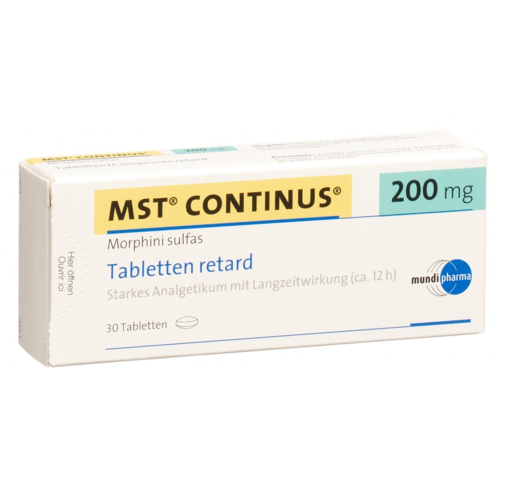 MST CONTINUS cpr ret 200 mg 30 pce