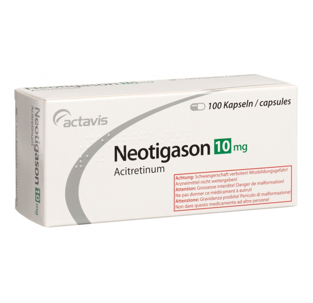 NEOTIGASON caps 10 mg 100 pce