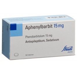 APHENYLBARBITE Streuli cpr 15 mg 100 pce