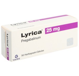 LYRICA caps 25 mg 56 pce
