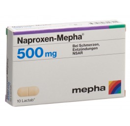 NAPROXEN Mepha Lactab 500 mg 10 pce