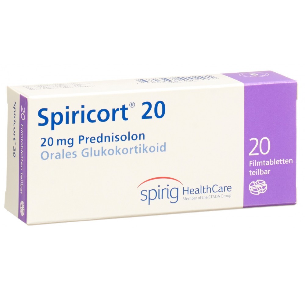 SPIRICORT cpr pell 20 mg 20 pce